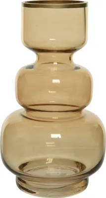 Produktbild von Decoris Vase Glas pfirsich 15,5 x 18 cm