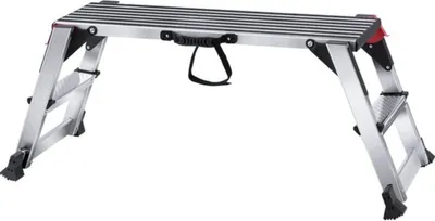 Produktbild von Rollhocker aus Aluminium – Klappbarer Rollhocker – 200kg Tragfähigkeit – Stabil – Handlich – Silber