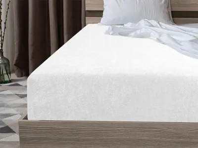 Zdjęcie produktu dla Prześcieradło frotte białe 90x200 cm