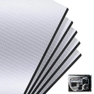 Productafbeelding van 5 stuks auto-isolatiematten, 25 cm x 18 cm x 10 mm geluidsisolatiematten zelfklevend