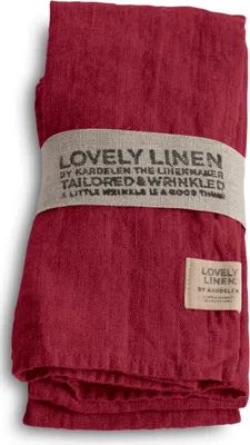 Produktbild von Lovely Linen Linen Lovely Serviette Leinen cabernet 45x45cm (1 Stück)