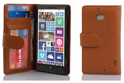 Zdjęcie produktu dla Cadorabo DE-101156, Nokia, Nokia Lumia 929 / 930, Brązowy