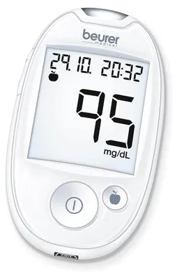 Imagen del producto de Beurer GL44, medidor de glucosa en sangre, mg/dl, color blanco, 1 unidad