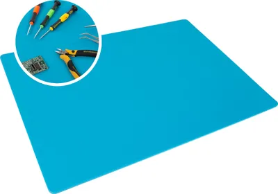 Produktbild von Velleman Hitzebeständige Silikon-Reparatur- und Lötmatte, 700 x 450 mm, 500 C, extra große