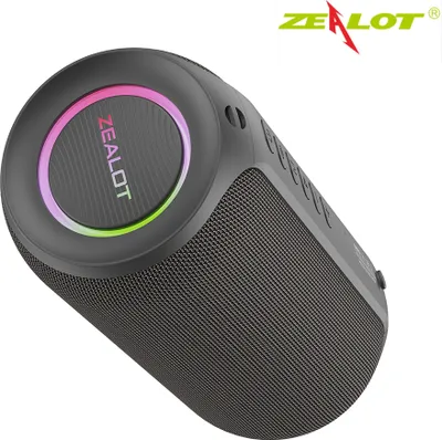 Zdjęcie produktu dla ZEALOT S32 Max Przenośny głośnik bezprzewodowy BT 5.2, wodoodporny i pyłoszczelny głośnik IPX5, efekty świetlne RGB, subwoofer Głośnik mobilny