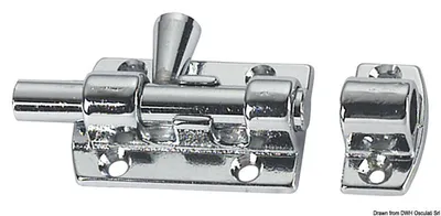 Zdjęcie produktu dla Zatrzask blokujący odlewany z mosiądzu 90 mm Osculati 38.188.20