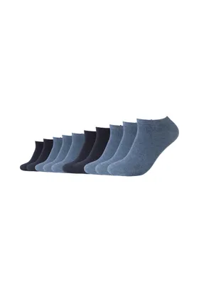 Produktbild von Camano Sneakersocken 10er-Pack Classics mit weichem Komfortbund blau 43-46