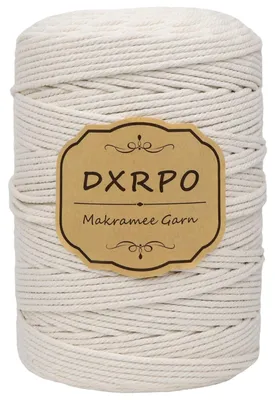 Zdjęcie produktu dla Sznurek do makramy, 3 mm x 300 metrów, idealny do projektów DIY