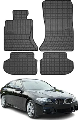 Produktbild von 2013-2017 BMW 5er F10 F11 xDrive Fußmatten Gummi Schwarz 4 tlg