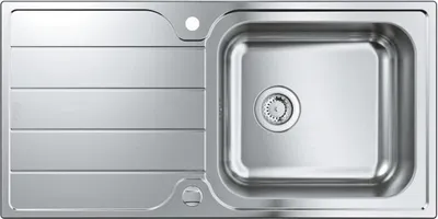 Produktbild von Edelstahlspüle GROHE, Küchenspüle, Edelstahl, Korrosionsbeständig