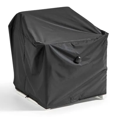 Produktbild von Gartenstuhlbezug in Schwarz 75 x 75 x 60 cm Schwarz - Oviala Cov'Up