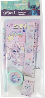 Obrázek produktu pro Pětidílná školní psací souprava Lilo & Stitch Disney pro děti