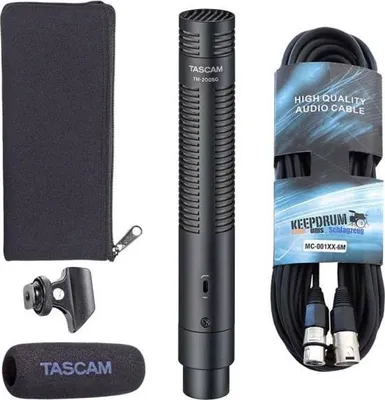 Produktbild von Tascam TM-200SG Richtrohr Mikrofon mit XLR-Kabel