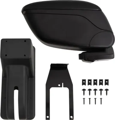 Obrázok produktu pre Lakťová opierka do auta čierna 12x29x(32-46) cm ABS
