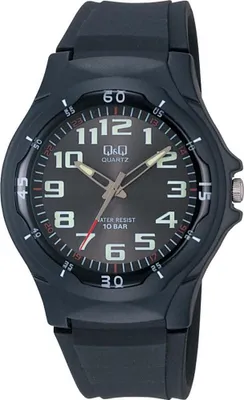 Produktbild von Q&Q Herrenuhr mit Silikonarmband, 10 bar