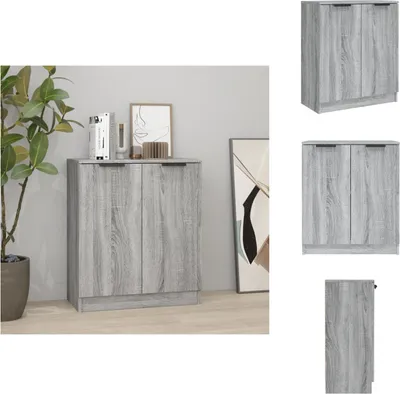 Imagen del producto de vidaXL, aparador gris Sonoma, 60x30x70 cm, material de madera, - Aparadores