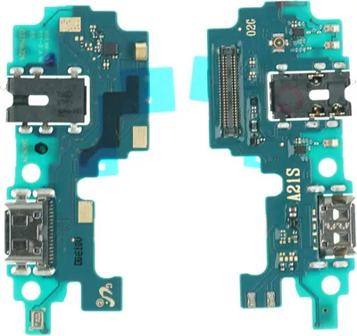 Produktbild von Ladebuchse für Samsung Galaxy A21s (SM-A217F) USB-C Platine Mikrofon, Kopfhöreranschluss Ladeanschluss Lade Eingang