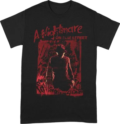 Image de Nightmare On Elm Street - T-shirt Homme/Femme Unie BI210 (L) (Noir/Rouge)