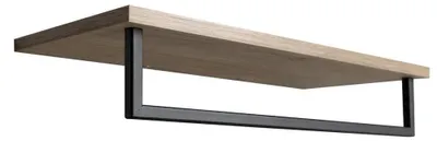 Immagine prodotto di SKA portasciugamani con ripiano 600x250 mm, rovere/nero opaco