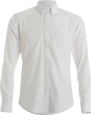 Obrázek produktu pro Pánská košile Kustom Kit Slim Fit Oxford s dlouhým rukávem RW3897 (16 (41 cm)) (bílá)