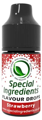 Zdjęcie produktu dla Esencje smakowe truskawkowe, 30 ml, skoncentrowany aromat spożywczy, krople smakowe do pieczenia, potraw i napojów