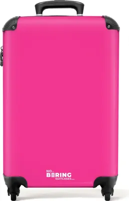 Produktbild von NoBoringSuitcases.com® - Rosa Handgepäckkoffer - Koffer - 55x35x25Handgepäck Koffer 55x35x20 cm, 36L,