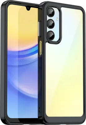 Produktbild von Mobigear Crystal  Samsung Galaxy A16 Hülle Hardcase Backcover - Schwarz