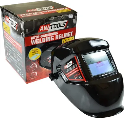 Zdjęcie produktu dla Awtools Przyłbica Spawalnicza Samościemniająca Lyg-4 Czarna  Din 9-13