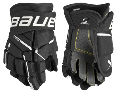 Produktbild von BAUER Supreme M5 PRO Handschuhe Junior, Größe:11 Zoll, Farbe:schwarz/weiß