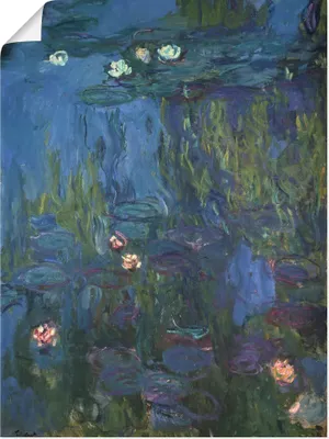 Produktbild von ARTland Poster Seerosen. 1914/17 Größe: 30x40 cm