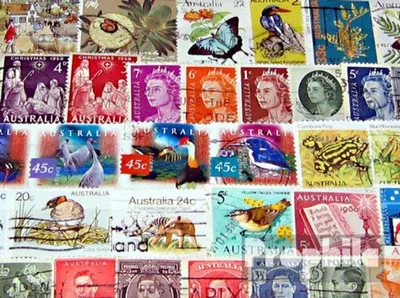 Produktbild von Briefmarken Australien 50 verschiedene Marken