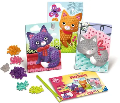Produktbild von Mosaic Junior Cats Ravensburger 18353