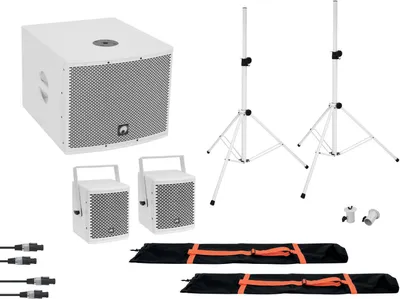 Produktbild von Omnitronic 20000837 Lautsprecher Weiß Verkabelt & Kabellos 800 W (20000837)