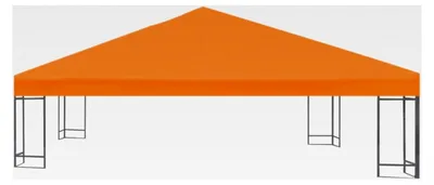 Produktbild von Pavillondach 3 x 3 m | Ersatzdach mit PVC-Beschichtung | Wasserdichte Pavillonabdeckung 310 g/m² | für Faltpavillon und Gartenpavillon