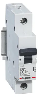 Obrázok produktu pre Legrand RX3, Miniatúrny istič, Typ C, IP20, 210 - 250 V