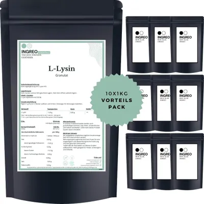 Produktbild von L-Lysin - Hydrochlorid Granulat (<40 Mesh) – 10kg (10X1kg)