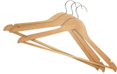 Immagine prodotto di Appendiabiti in legno, set da 3 pezzi