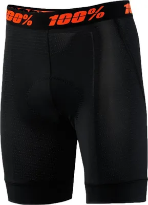 Productafbeelding van 100percent Crux basislaag shorts, zwart, maat 28, heren, zwart, maat 28