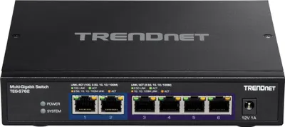 Produktbild von TRENDnet TEG-S762 6-Port 10G Switch, schwarz