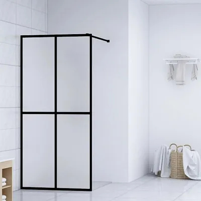 Produktbild von VidaXL Inloopdouchewand 140x195 cm mat gehard glas
