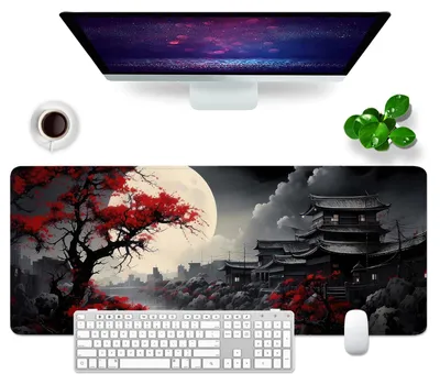 Immagine prodotto di Tappetino da scrivania XL per mouse, 80 x 30 cm - Accessorio per gaming e lavoro
