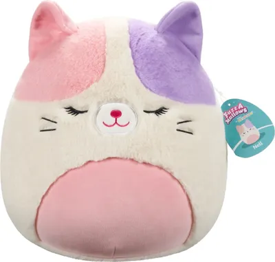 Image de Squishmallows Fuzzamallows Kaliko cat Nell