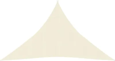 Produktbild von Sonnensegel 160 g/m² Cremeweiß 2,5x2,5x3,5 m HDPE , Markisen Design 2024