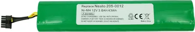 Image de Batterie rechargeable PowerSmart 3600mAh pour NEATO Botvac D85, 205-0012, 905-0306, 945-0129 12V