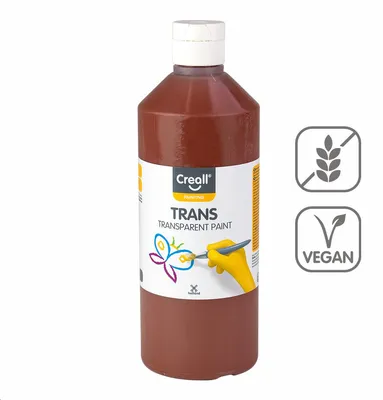 Zdjęcie produktu dla Farba transparentna Creall 500 ml - brązowy