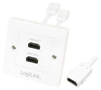 Image de LOGILINK Câble HDMI LogiLink AH0015 HDMI Type A (Standard) Blanc