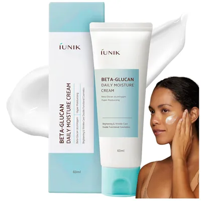 Zdjęcie produktu dla Krem do twarzy Nawilżający iUNIK Beta-Glucan Daily Moisture Cream 60ml