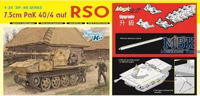 Produktbild von DRAGON 6640 7,5cm PaK 40/4 auf RSO Smart Kit 2025 Version