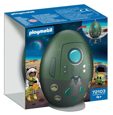 Produktbild von PLAYMOBIL 72103 2-in-1 Überraschungsei Mission Weltraum, 39 Teile, Weltraum Geschenk, Ab 4 Jahren