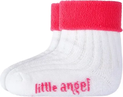 Produktbild von Frotteesocken Outlast® - weiß/rosa, 10-14 | 7-9 cm